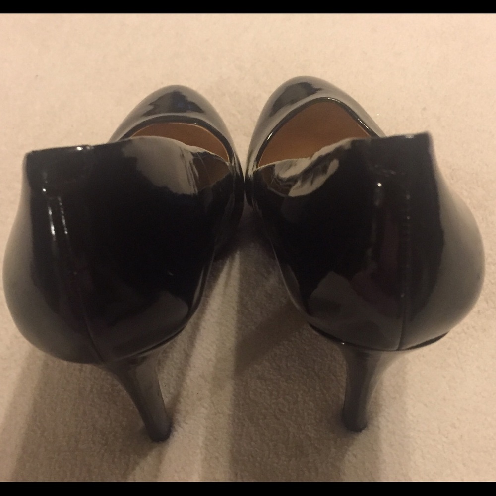 Jessica Simpson Black Patent Leather Heel Sz 8.5 M - Picture 2 of 7